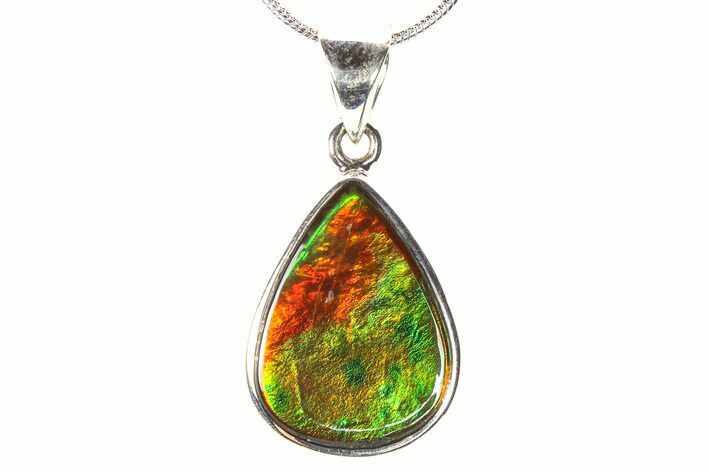 Stunning Ammolite Pendant (Necklace) - Sterling Silver #278433